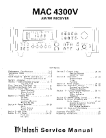 McIntosh MAC-4300V - Service manual 